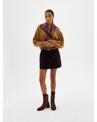 Hush - Cordi Cotton Corduroy Mini Skirt - Lyst