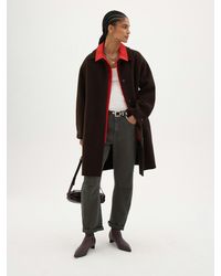 Hush - Suri Pure Wool Double Faced Car Coat - Lyst