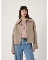 Hush - Nerise Pure Wool Double Faced Zip Jacket - Lyst