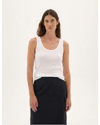 Hush - Cotton Slub Tank Top - Lyst