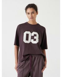 Hush - Collegiate Graphic Cotton T-Shirt - Lyst