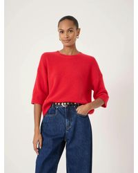 Hush - Cherrie Chunky Cashmere Tee - Lyst