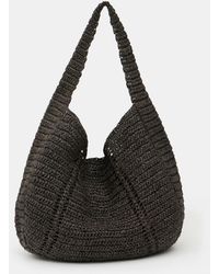 Hush - Raffia Oversized Tote Bag - Lyst