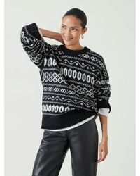 Hush - Georgie Fairisle Jumper - Lyst