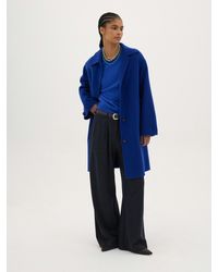 Hush - Suri Pure Wool Double Faced Car Coat - Lyst