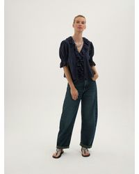 Hush - Koa Cotton Broderie Blouse - Lyst