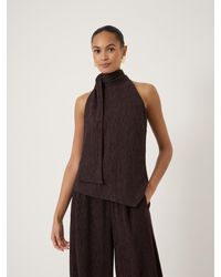 Hush - Sancia Halter Neck Top - Lyst