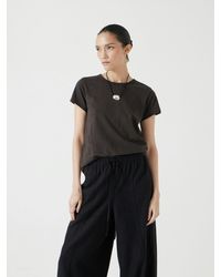 Hush - Slim Fit Slub Crew T-Shirt - Lyst