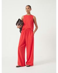Hush - Petunia Linen Blend Trousers - Lyst