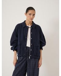 Hush - Melinda Supersoft Relaxed Utility Jacket - Lyst