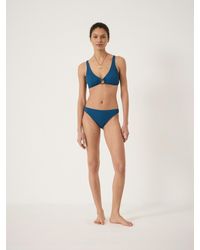 Hush - Crinkle Ring Detail Bikini Top - Lyst