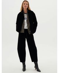Hush - Rina Corduroy Barrel Trousers - Lyst