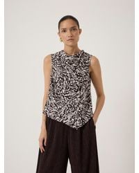 Hush - Estie Cowl Neck Shell Top - Lyst