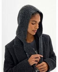 Hush - Marietta Knitted Sequin Hood - Lyst