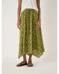 Hush - Kaia Chiffon Hanky Hem Skirt - Lyst
