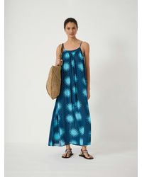 Hush - Strappy Printed Maxi Beach Dress - Lyst