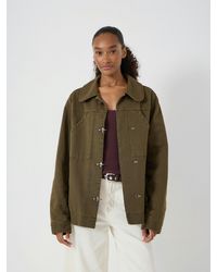 Hush - Jayda Cotton Utility Jacket - Lyst