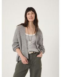Hush - Allegra Pointelle Stitch Knitted Cardigan - Lyst