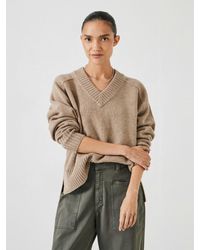 Hush - Erica Merino Wool V Neck Jumper - Lyst