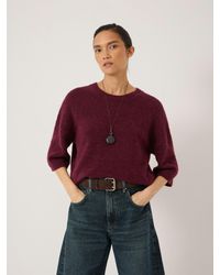 Hush - Arlette Pointelle Stitch Knitted Tee - Lyst