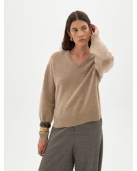 Hush - Millie Merino Wool V Neck Jumper - Lyst