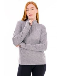 Nike - Camiseta Manga Larga Swift Element Uv 1/2 Zip - Lyst