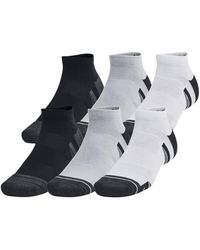 Under Armour - 6 Pares Performance Tech Crew - Lyst