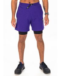 Reebok - Pantalón Corto Les Mills 2 En 1 - Lyst