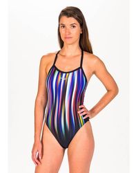 Speedo - Bañador De Natación Placement Digital Turnback - Lyst