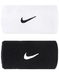 Nike - Muñequera Swoosh Doublewide - Lyst
