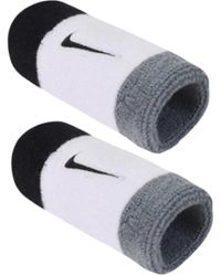 Nike - Muñequera Swoosh Doublewide - Lyst