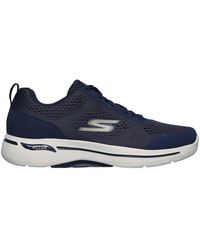 Skechers 's Wide Fit Go Walk Idyllic 216116 Arch Fit Sneakers - Blue