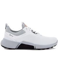 Ecco 's Wide Fit M Golf Biom H4 Gore-tex Shoes - White