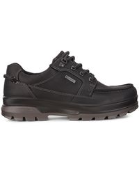 Ecco 's Wide Fit Rugged Track Outdoor Walking Shoes - Black