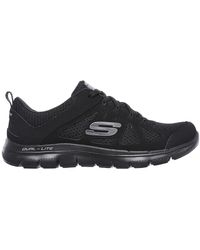 Skechers S Wide Fit Flex Appeal 2.0 - 12761 Walking Sneakers - Black