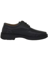 Josef Seibel S Wide Fit Talcott Shoes - Black