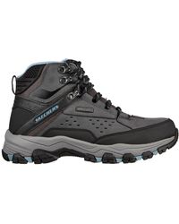 Skechers 's Wide Fit 158257 Selmen Hiking Waterproof Boots - Gray