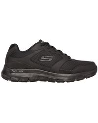 Skechers S Wide Fit Flex Advantage 4.0 - 232225 Walking Sneakers - Black