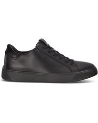 Ecco 's Wide Fit Street Tray M Gore-tex Shoes - Black