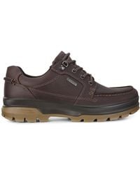 Ecco 's Wide Fit Rugged Track Outdoor Walking Shoes - Brown