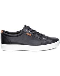 Ecco 's Wide Fit Soft 7 Trainers - Black