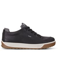 Ecco 's Wide Fit Byway Tred Gore-tex Shoes - Black