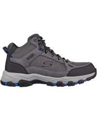 Skechers 's Wide Fit 204477 Selmen Melano Hiking Boots - Gray