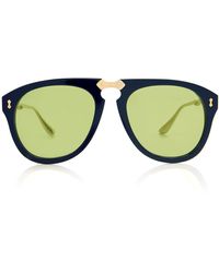 gucci foldable aviators