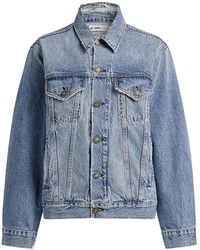 redone cropped denim jacket