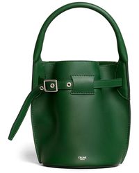 celine bucket bag green