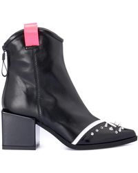 vince camuto edenny studded pointy toe bootie