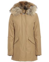 Woolrich Arctic Parka Padded Coat - Natural