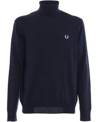 fred perry turtleneck t shirt