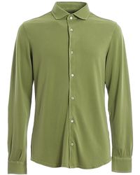 fedeli cotton button down shirt